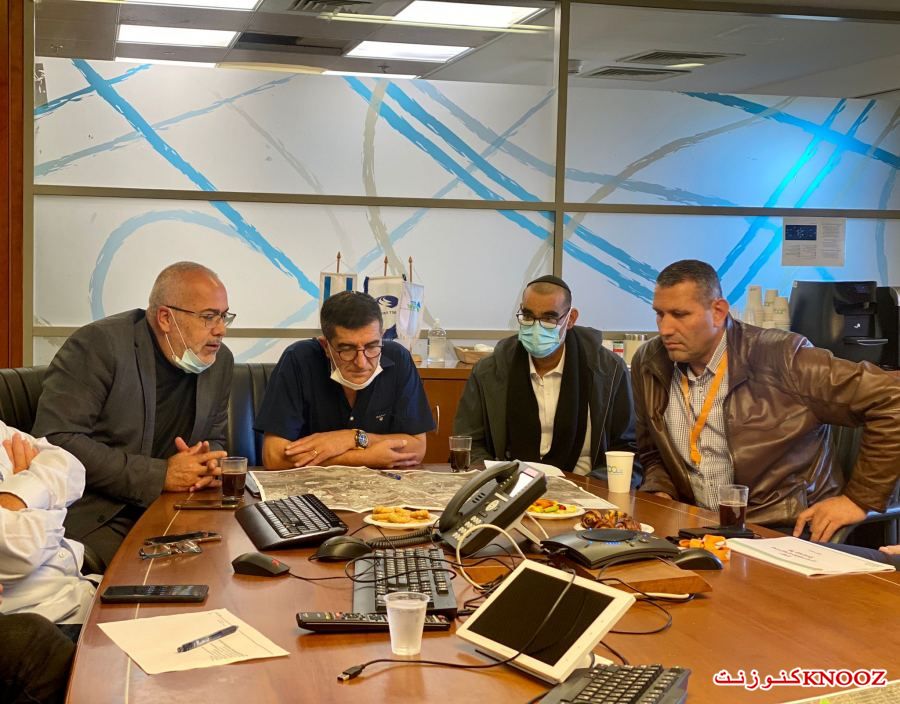 السعدي في جلسة عمل مثمرة مع مدير عام نتيڤي يسرائيل ورؤساء مجالس يافة الناصرة والمشهد